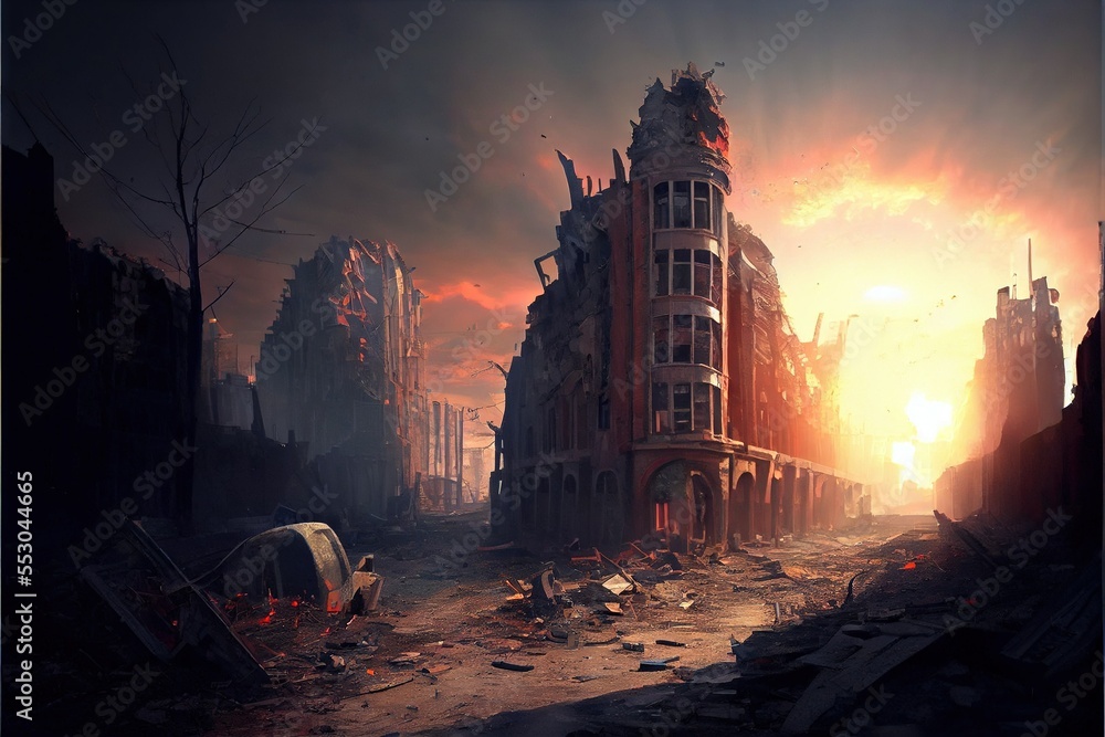 Naklejka premium Apocalypse