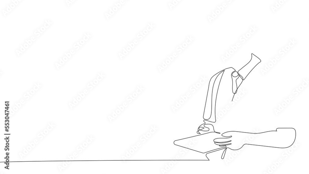 Animated drawing of continuous line draw architect meeting at construction site to talk blueprint design to team member. Building architecture concept. Single line animation. High quality 4k footage Animated drawing of continuous line draw architect meeting at construction site to talk blueprint design to team member. Building architecture concept. Single line animation. High quality 4k footage