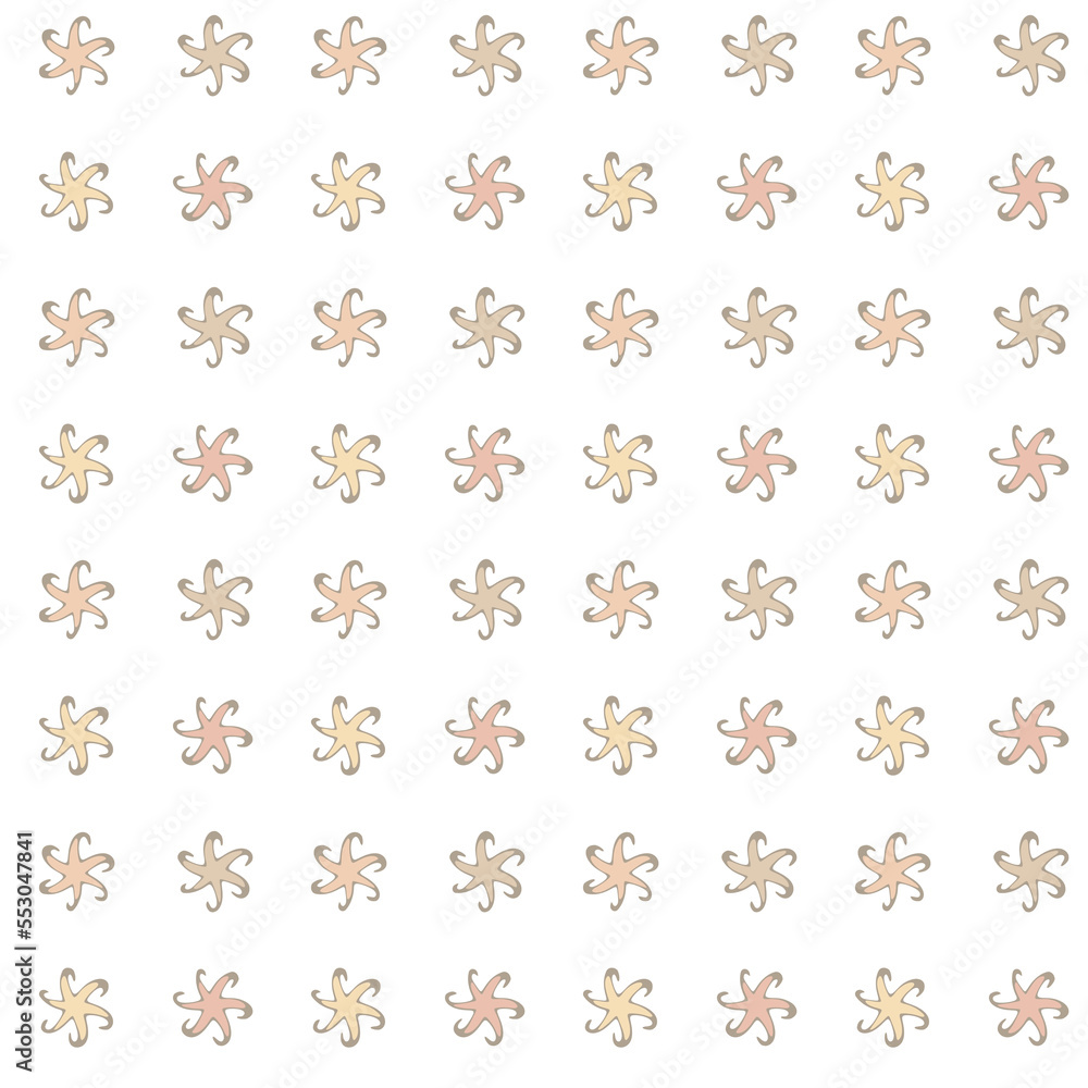 Floral decorative seamless pattern. Doodle simple graphic daisy flower. Cute baby nursery design, geometric grid surface, pastel color illustration. White background. Vector Floral decorative seamless pattern. Doodle simple graphic daisy flower. Cute baby nursery design, geometric grid surface, pastel color illustration. White background. Vector