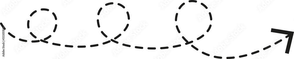 Dashed Line Arrow Dashed Line Arrow