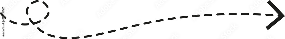 Dashed Line Arrow Dashed Line Arrow