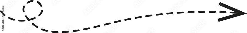Dashed Line Arrow Dashed Line Arrow
