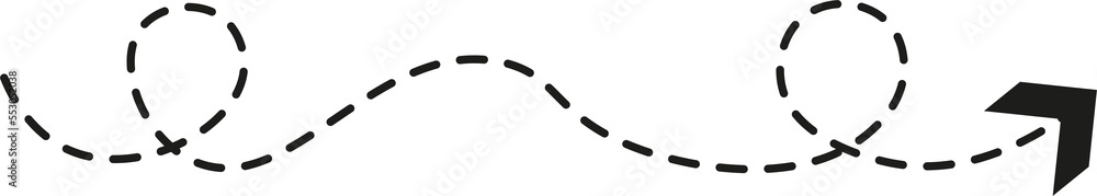 Dashed Line Arrow Dashed Line Arrow