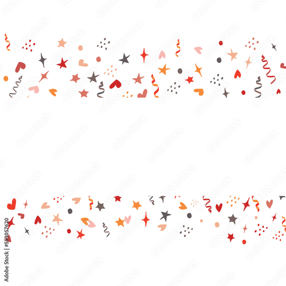 confetti, hearts, stars for promotions and events . party, diary, decorate, event. Vector illustration. confetti, hearts, stars for promotions and events . party, diary, decorate, event. Vector illustration.