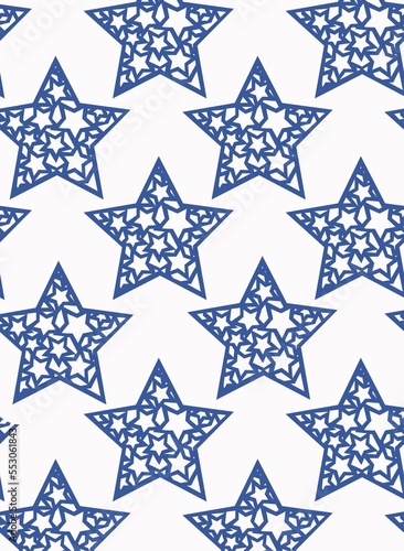 seamless pattern with stars