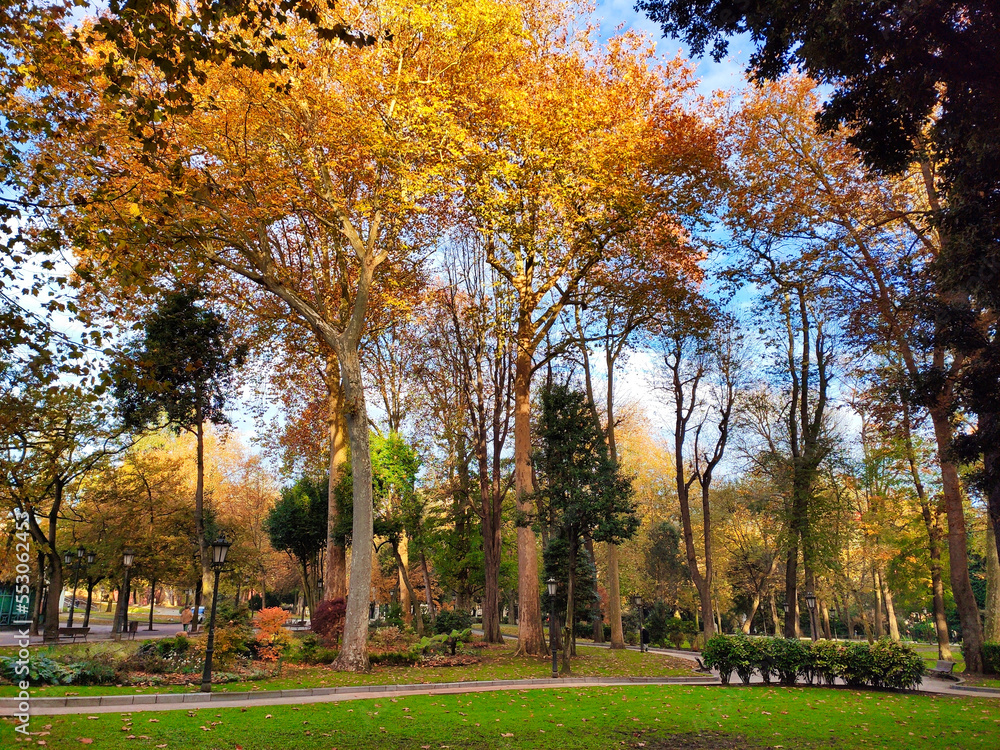 San Francisco Park, Oviedo, Asturias, Spain