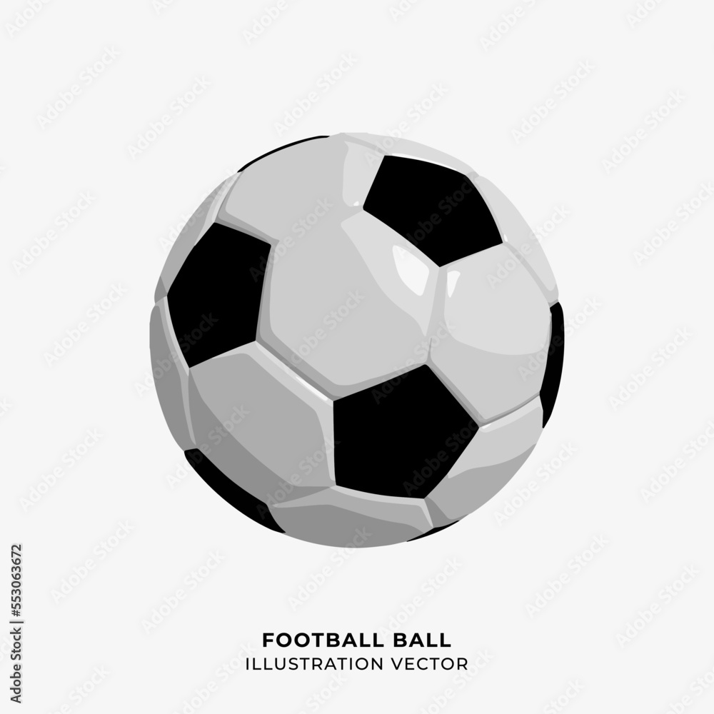 football ball vector illustration. Isolated illustration football ball vector illustration. Isolated illustration
