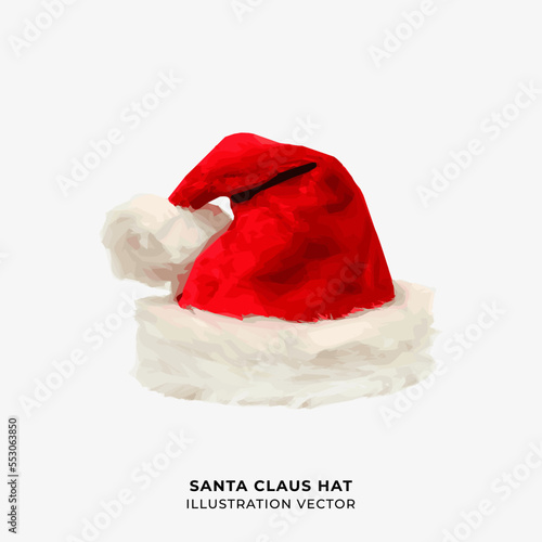 santa claus hat vector illustration