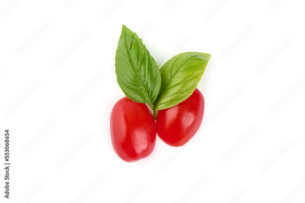 Cherry tomatoes, isolated on white background. Cherry tomatoes, isolated on white background.