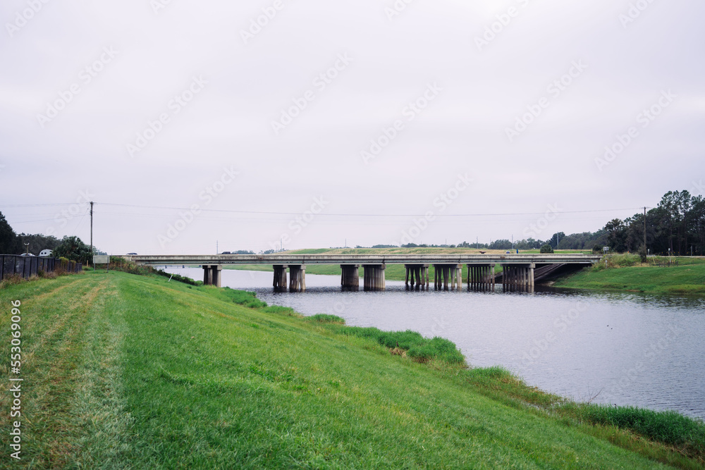 Tampa bypass canal, a 14-mile-long flood bypass operated by the Southwest Florida Water Management District