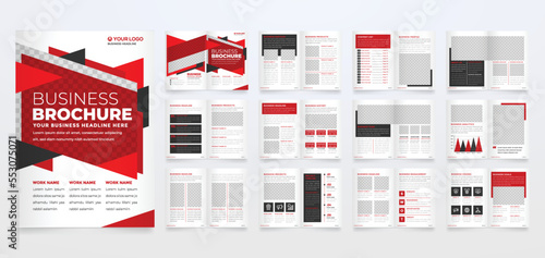 minimalist brochure template with modern concept and minimalist layout use for business profile and product catalog