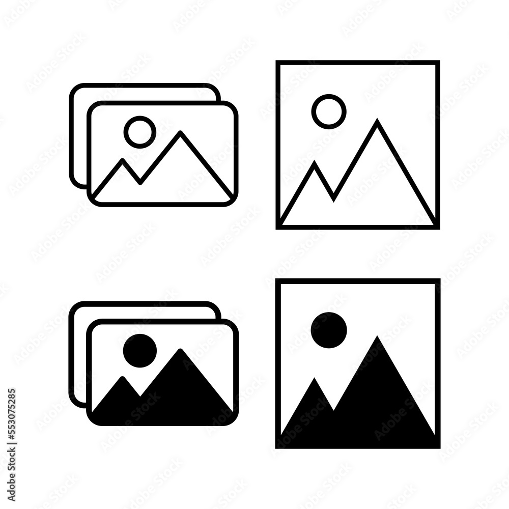 Picture icon vector for web and mobile app. photo gallery sign and symbol. image icon Picture icon vector for web and mobile app. photo gallery sign and symbol. image icon
