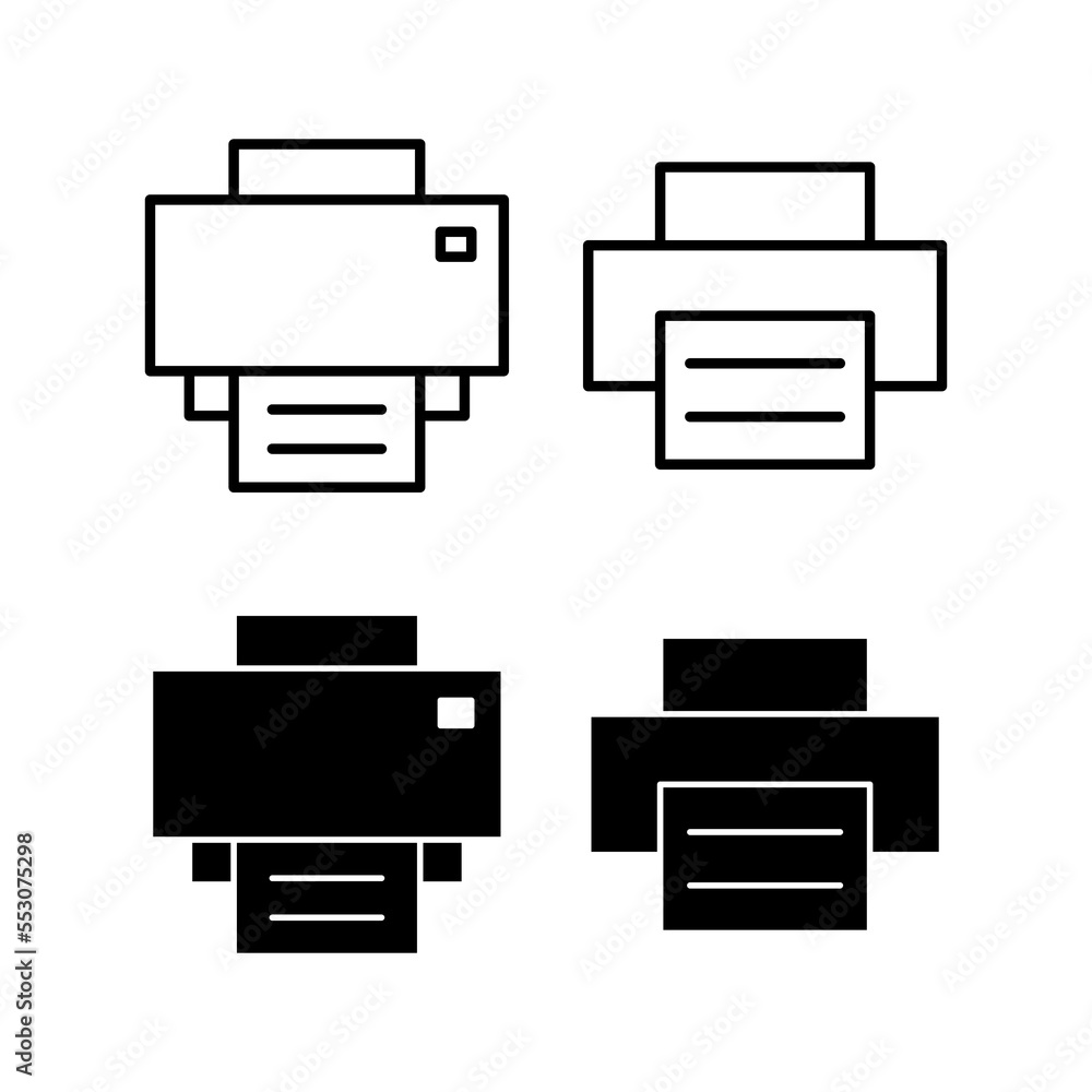 Print icon vector for web and mobile app. printer sign and symbol Print icon vector for web and mobile app. printer sign and symbol