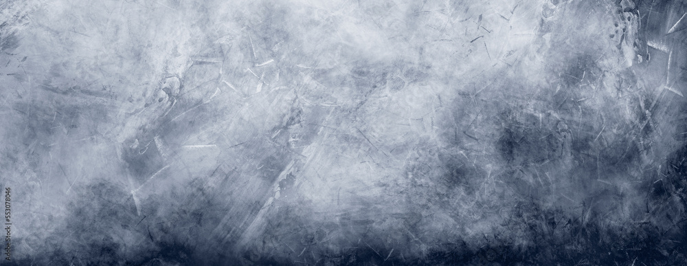 Obraz premium Gray blue background old distress rough painted art illustration texture abstract grey textured grunge wall backdrop