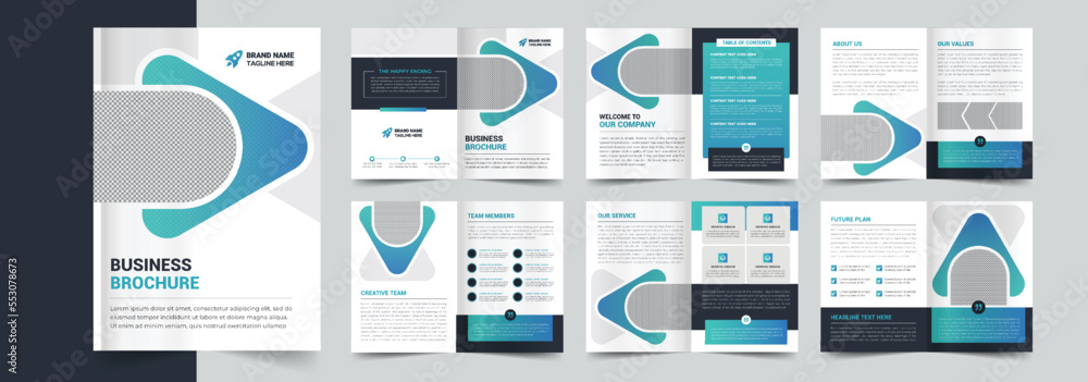 company profile brochure template layout design, 12 pages corporate brochure design template, Minimal Business Brochure template design company profile brochure template layout design, 12 pages corporate brochure design template, Minimal Business Brochure template design