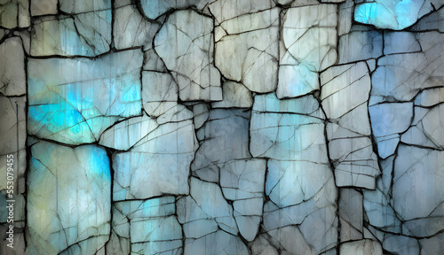 Ai Digital Illustration Labradorite Wall Background