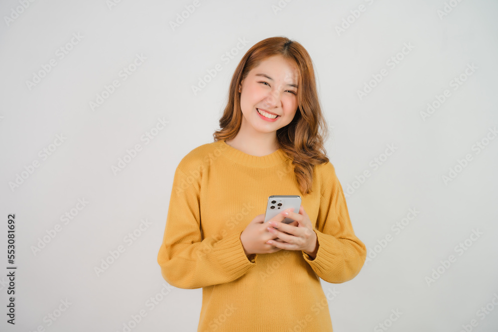 portrait of attractive asian woman isolated on white background portrait of attractive asian woman isolated on white background