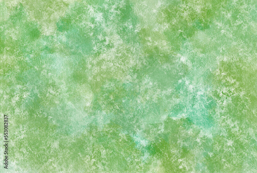 新緑　和紙　水彩　背景