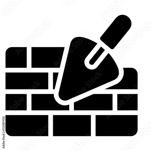 brickwall glyph icon