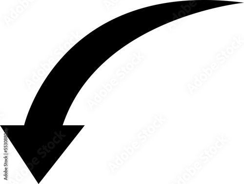 New Arrow pointer design template on white background..eps