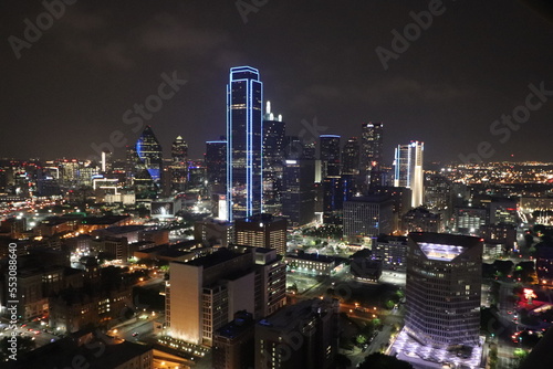 Dallas Texas Skyline At Night