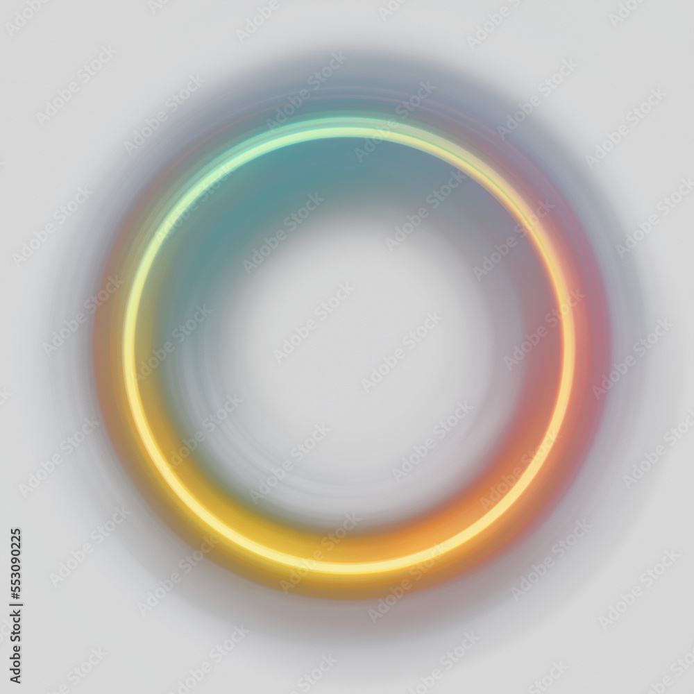 Colorful Glowing Rings