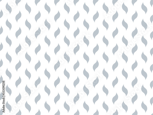 Fototapeta Naklejka Na Ścianę i Meble -  The geometric pattern with wavy lines. Seamless vector background. White and gray texture. Simple lattice graphic design.