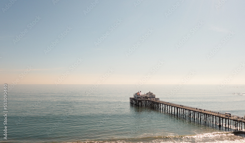 The Malibu pier in Malibu, California