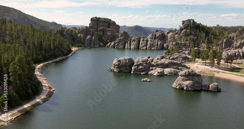 Sylvan Lake Black Hills South Dakota Aerial