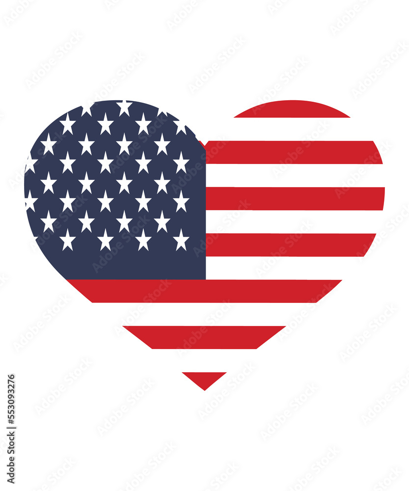 usa country flag love icon usa country flag love icon