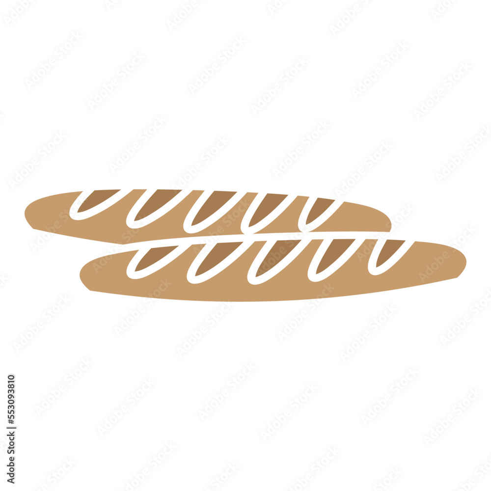 Bread icon design template vector isolated illustration