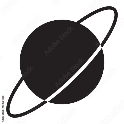 Galaxy, Universe, Space, planets, Saturn. Minimalistic design.
