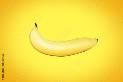 Yellow bananas. Ripe banana isolated on background.