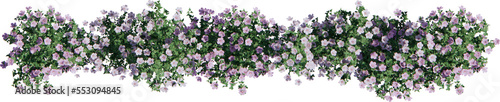 Flower bush cutout 