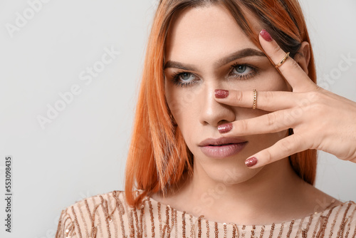 Young transgender woman wit...