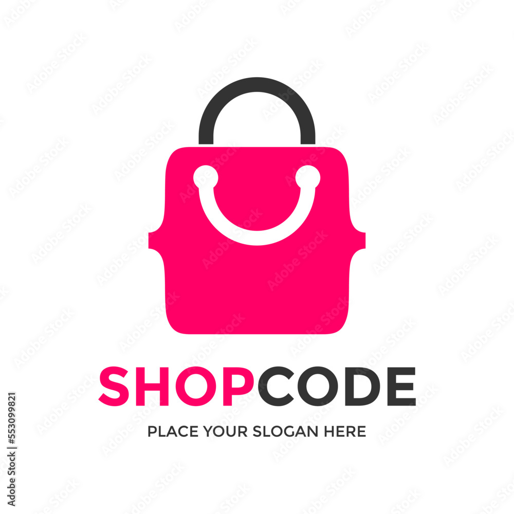 Shop Code Vector Logo Shop Code Vector Logo