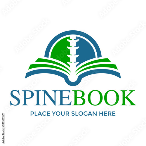 Spine Book Vector Logo