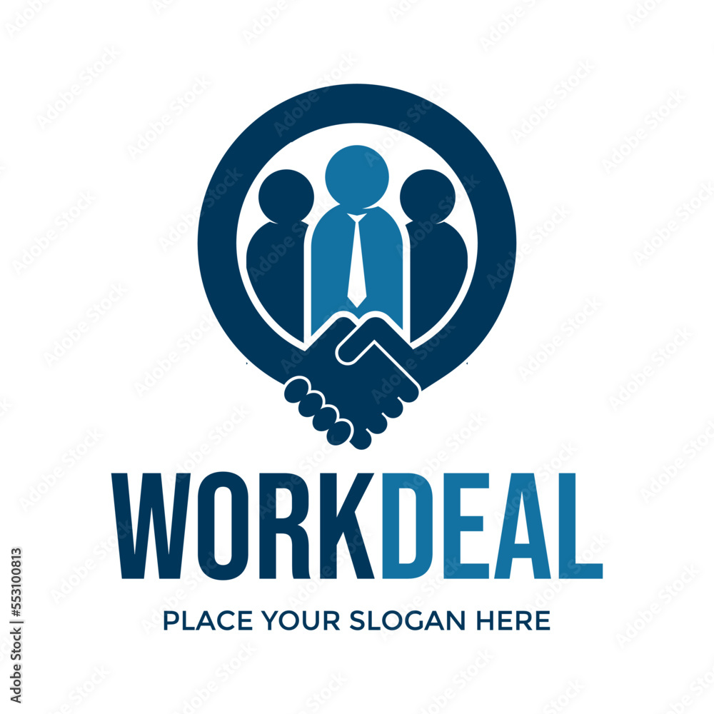 Work Deal Vector Logo Work Deal Vector Logo