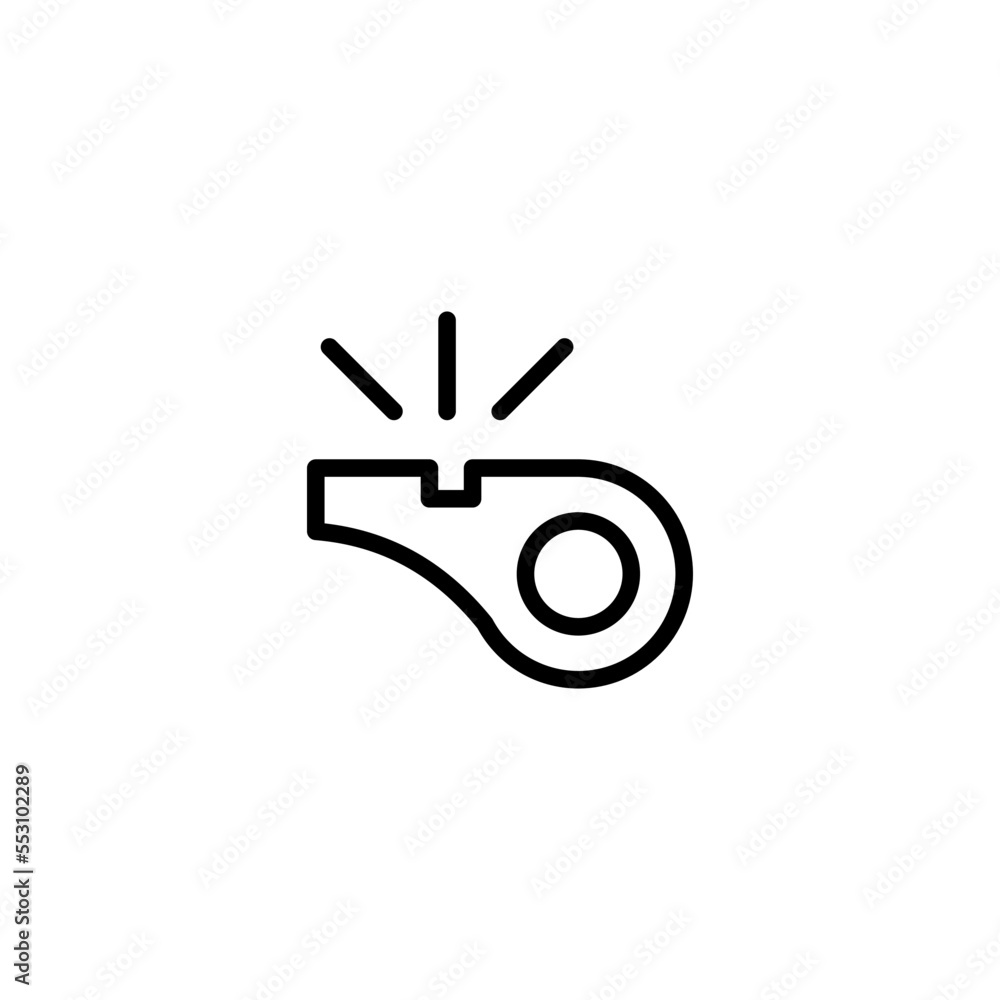 whistle icon vector design templates whistle icon vector design templates