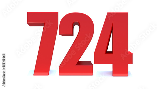 724 number