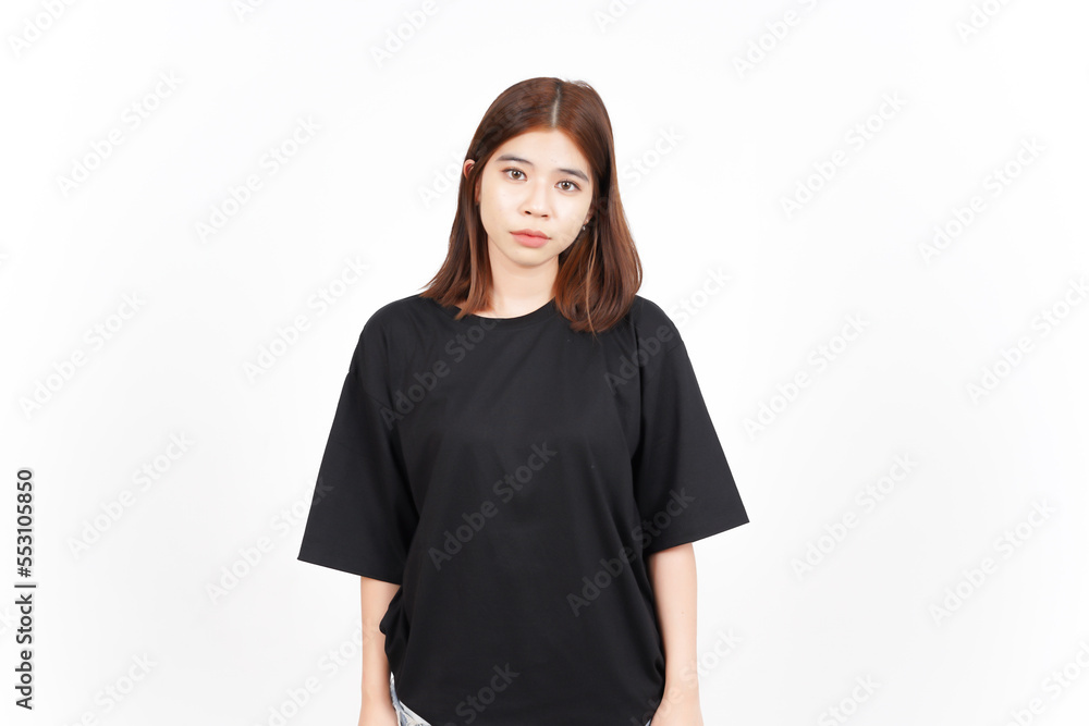 Angry and Serious Face Expression Of Beautiful Asian Woman Isolated On White Background Angry and Serious Face Expression Of Beautiful Asian Woman Isolated On White Background
