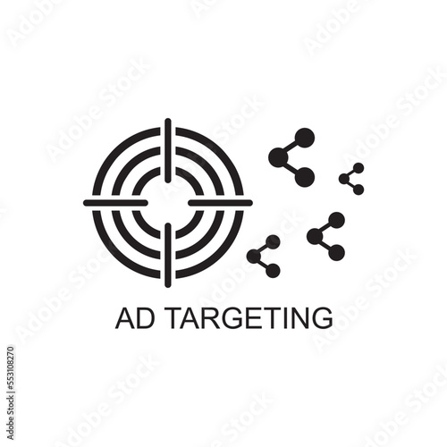 ad targeting icon , business icon