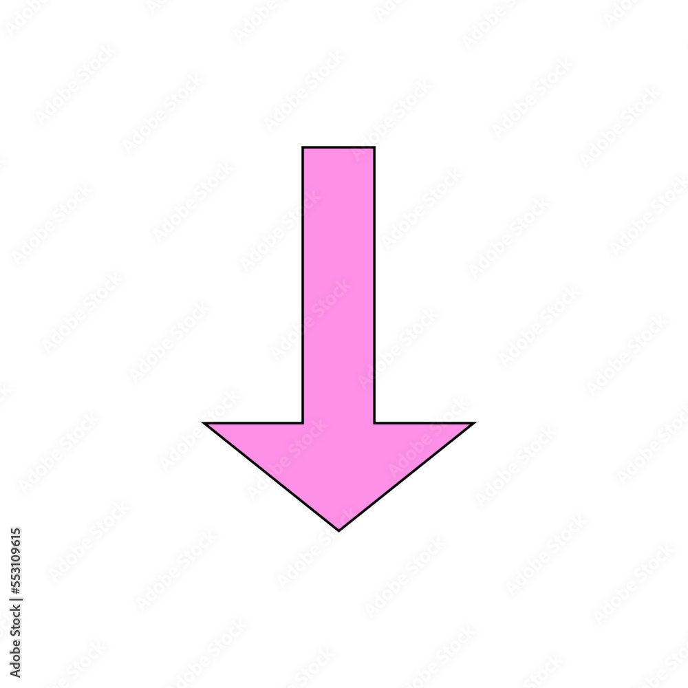 Minimalist Arrow Design Element sign Minimalist Arrow Design Element sign