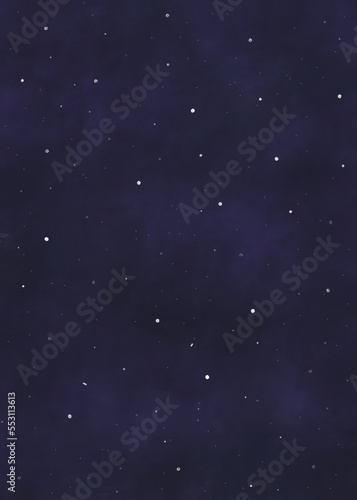 Dark purple magical night watercolor background