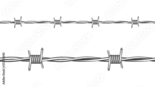 Barbed wire seamless. EPS10 vector