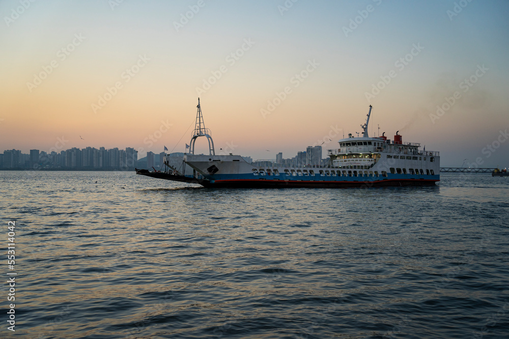 Fototapeta premium Sea of Wolmido Island, Incheon, Korea