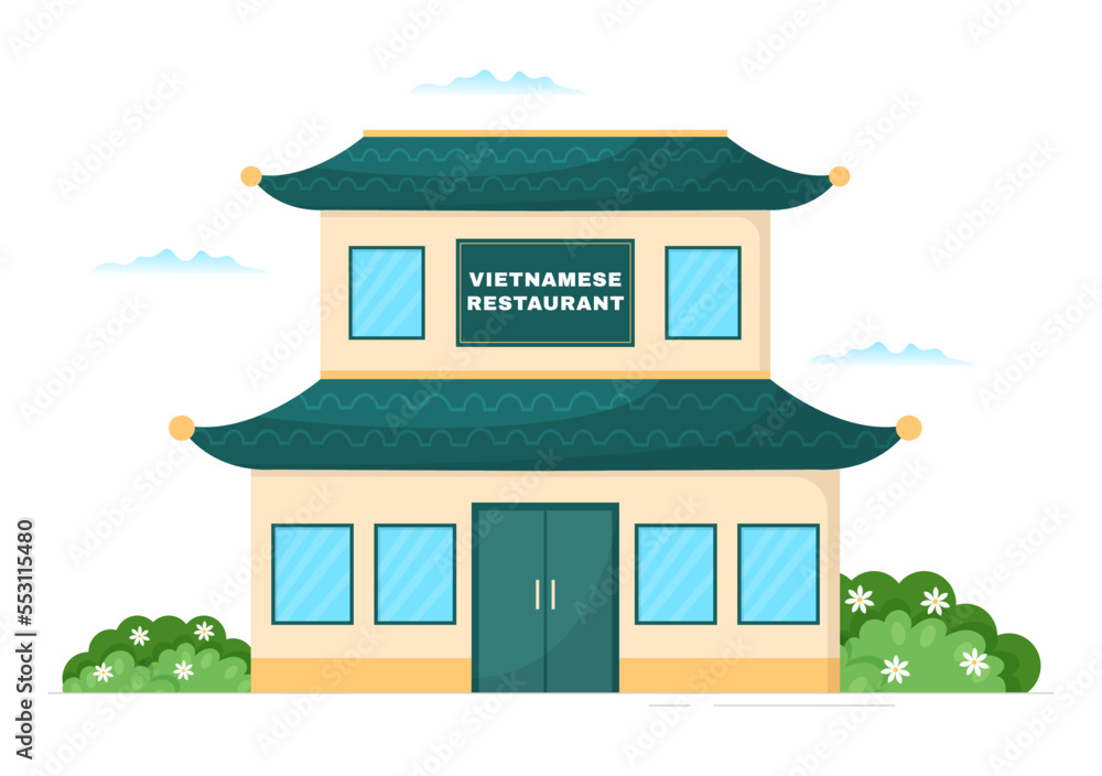 Vietnamese Food Restaurant Menu with Collection of Various Delicious Cuisine Dishes in Flat Style Cartoon Hand Drawn Templates Illustration Vietnamese Food Restaurant Menu with Collection of Various Delicious Cuisine Dishes in Flat Style Cartoon Hand Drawn Templates Illustration