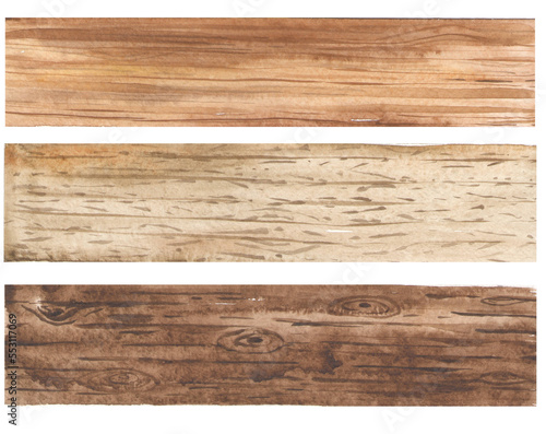 Wooden texture, dark and light wood planks, slats 