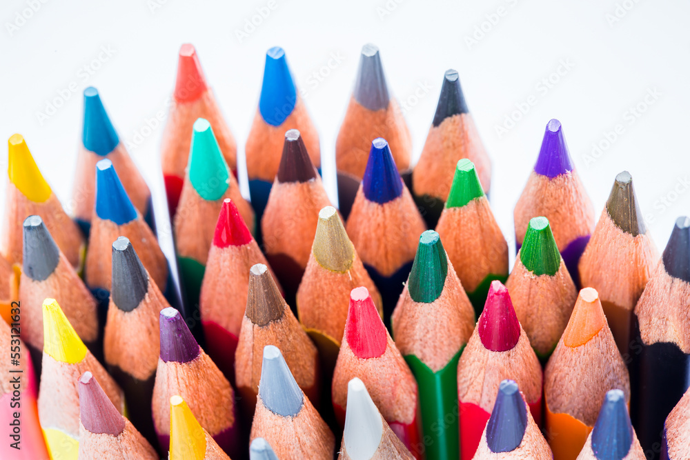 Education concept backdrop. crayon or pastel on the white paper book. picture used for add text or education design back to school. Education concept backdrop. crayon or pastel on the white paper book. picture used for add text or education design back to school.