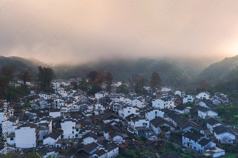 Ancient Villages and Natural Scenery in the Mountainous Areas of Anhui Province, China	